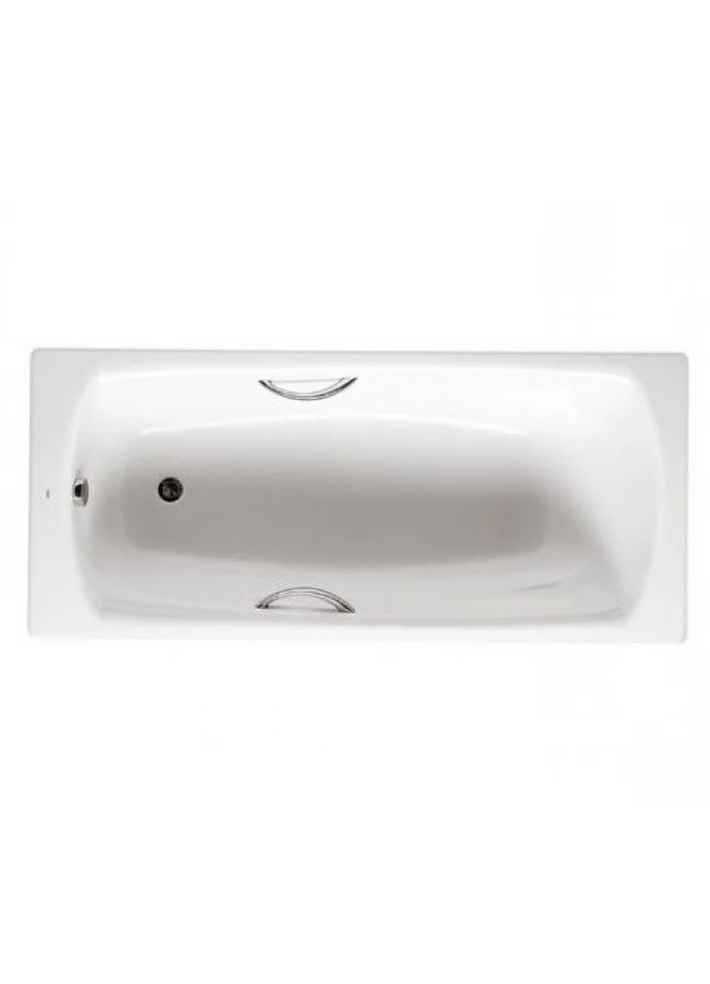 Ванна стальная эмалированная ROCA Swing Plus 1,80*0,80 с ручками хром и ножками
