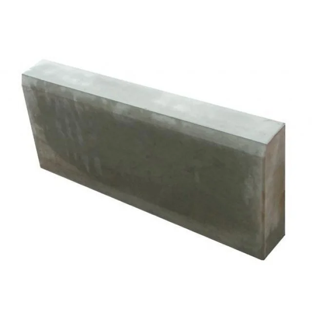 Камень бордюрный газонный серый 500*200*80 мм РЕСУРС