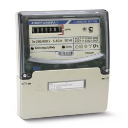 Счетчик ЦЭ-6803В 1 3ф 5-60А 230В 1 класс точн. 1 тариф. 4пр М7Р32 щиток или DIN-рейка Энергомера 151701