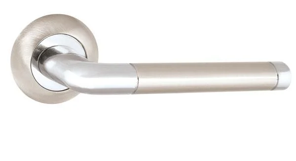 Ручка дверная PUNTO REX TL SN/CP-3 матовый никель/хром 140мм