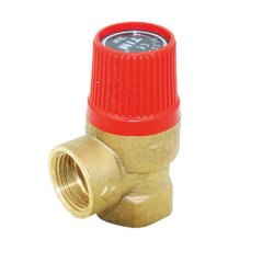 Клапан TIM мембранный предохранительный 6 бар, 1/2" внутр - 1/2" внутр