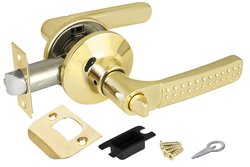 Ручка-защелка фиксатор PUNTO DK626 PB-BK (6026 PB-B) золото