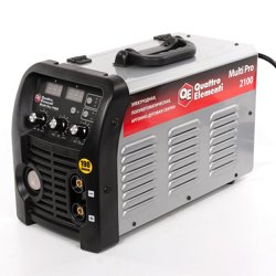 Сварочный аппарат инверторный, полуавтомат QUATTRO ELEMENTI Multi Pro 2100 (190A, 3 вида сварки MIG/TIG/MMA, дисплей)