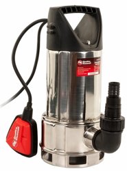 Насос дренажный QUATTRO ELEMENTI Drenaggio 900 F Inox (900 Вт, 14000 л/ч, для грязной, 9 м, 5,45кг, нерж.сталь корпуса)