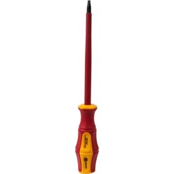 Отвертка диэлектрическая SL, 6,5 х 150 мм, КОБАЛЬТ, Ultra Grip, CR-V, двухкомпонентная рукоятка (1 шт.) подвес