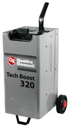 Пуско-зарядное устройство QUATTRO ELEMENTI Tech Boost 320 ( 12 / 24 Вольт, заряд до 45А, пуск до 300 А, 16кг)