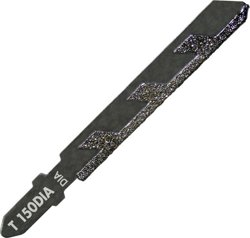 Пилки для лобзика по плитке тип T150DIA, 76х50 мм, чистый рез, АЛМАЗНЫЕ, 2шт, ПРАКТИКА