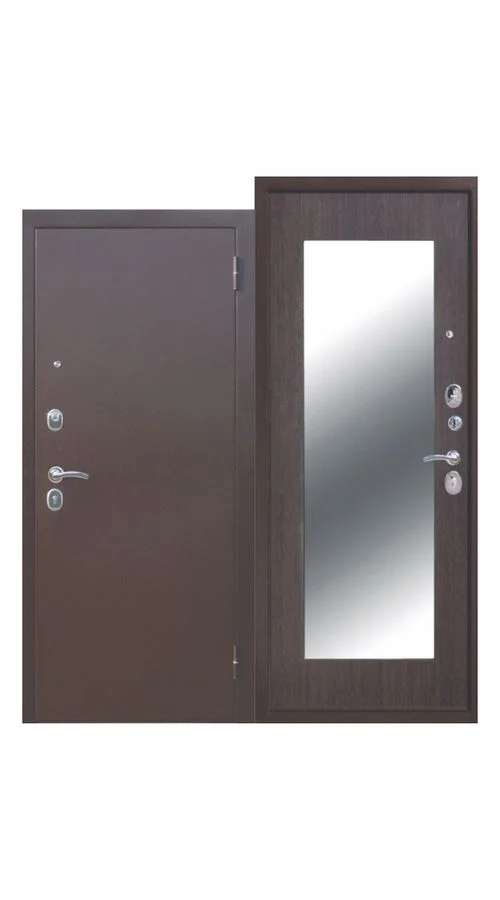 Дверь мет. Царское зеркало MAXI 960х2050 &quot;Пр&quot; Металл/ВЕНГЕ МДФ
