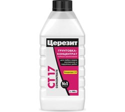 Грунт глуб.проникновения CERESIT CТ 17 концентрат 1 л