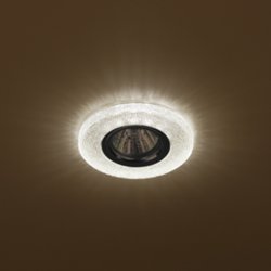 Светильник точечный ЭРА DK LD1 BR декор cо светодиодной подсветкой MR16, коричневый*