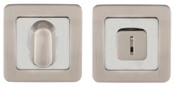 Фиксатор квадратный PUNTO BK6 (BK6.K.QR52) QR SN/CP-3 матовый никель/хром(34709)