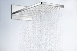 Душ верхний HANSGROHE Raindance Rainmaker Select 586*258мм, 3jet, хром/белый