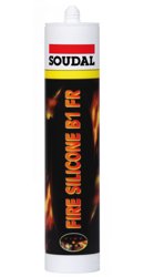 Герметик силиконовый огнестойкий В1 FR белый СОУДАЛ 600мл