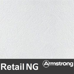 Плита потолочная ARMSTRONG RETAIL NG Board 600х600х12 мм (7,2 м2, 20 шт/упак) огнестойкая