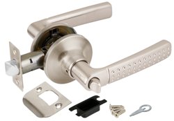 Ручка-защелка фиксатор PUNTO DK626 SN-BK (6026 SN-B) матовый никель