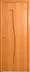 Дверь ВДК Волна миланский орех глухая 60х200, МДФ