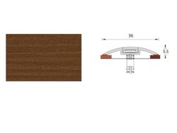 Порог ИДЕАЛ с монтажным каналом 36мм*0,9м, 291 орех