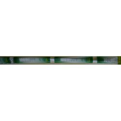 Карниз для ванной ZALEL без пружины с кольцами, белый, 110-200
