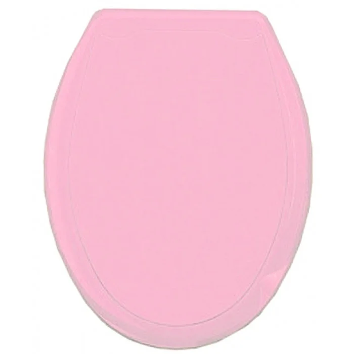 Сиденье для унитаза розовое пластик