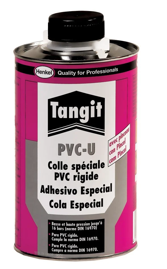 Клей для труб из ПВХ Henkel Тангит PVC-U с кистью 500г