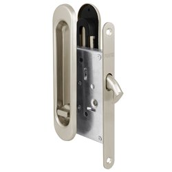 Защелка с ручками PUNTO для раздвижных дверей Soft LINE SL-011 SN