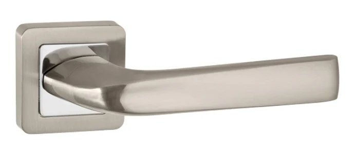 Ручка дверная PUNTO SATURN QR SN/CP-3 матовый никель/хром