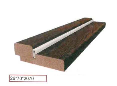 Стойка дверной коробки ВДК с уплотнителем филадельфия грей 70х26х2070, ПВХ (для Каскад)