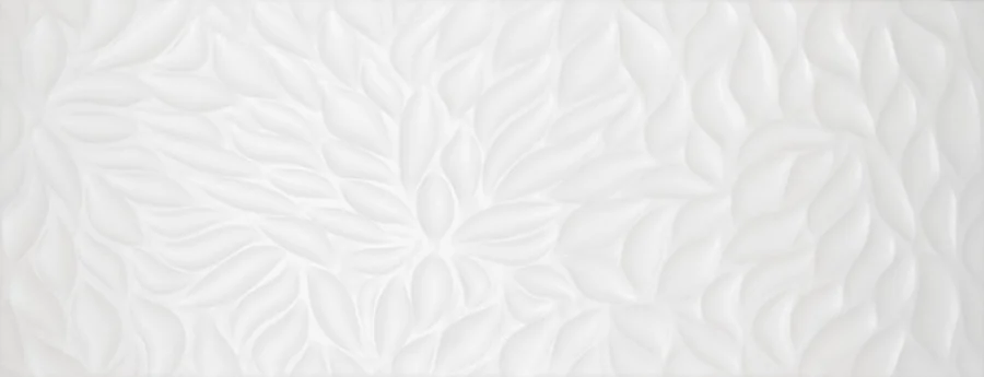 Плитка INTERCERAMA Florentine белая стена рельеф 23*60 арт.2360147061/Р