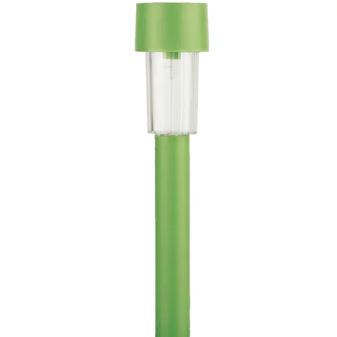 Фонарь садовый ЭРА SL-PL30-CLR на солнечной батарее, пластик, цветной, 32 см