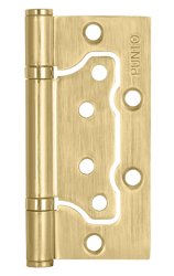 Петля накладная "БАБОЧКА" PUNTO 200-2B 100x2,5 SB матовое золото (2шт.)