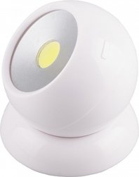 Фонарь подсветка Feron 1LED 3W 75*80мм, белый, FN1209 (3*AAA в комплект не входят)