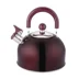 Чайник Appetite LKD-2025D со свистком 2,5л нержавеющая сталь бордо