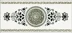 Плитка PiezaRosa Цезарь серый бордюр для пола 15,2х33 арт.282501