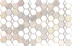 Панель листовая ПВХ «Премиум» соты "Карамель" 966х645мм (пленка 0,6мм) Регул