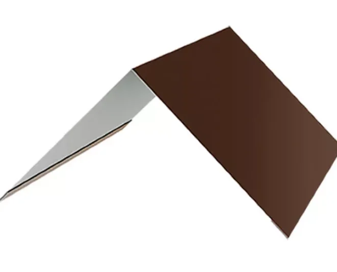 Конек плоский Norman RAL 8017 (шоколад) (190*190) длина 2 метра