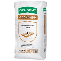Клей ОСНОВИТ ФЛАЙФОРМ AC20 T для укладки брусчатки, камня и тротуарной плитки 25 кг