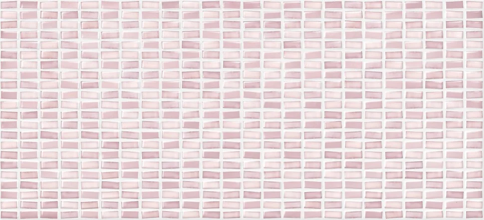 Плитка CERSANIT Pudra мозаика рельеф розовая стена 20x44 арт.PDG073D
