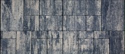 Плитка тротуарная Бавария Сильвер(4 элем) Color mix верхний прокрас, белый цемент, микрофаска СИЯН(7,046 м2/поддон-13рядов)