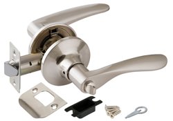 Ручка-защелка фиксатор PUNTO DK620 SN-BK (6020 SN-B) матовый никель