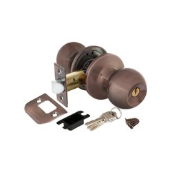 Ручка-защелка ключ/фиксатор PUNTO DK672 AC-ET (6072 AC-E) медь