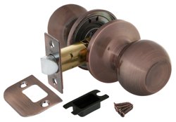 Ручка-защелка без фиксатора PUNTO DK672 AC-PS (6072 AC-P) медь