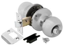Ручка-защелка фиксатор PUNTO DK672 CP-BK (6072 CP-B) хром