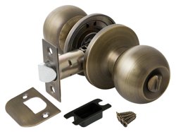 Ручка-защелка фиксатор PUNTO DK672 MAB-BK (6072 MAB-B) матовая бронза