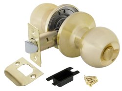 Ручка-защелка фиксатор PUNTO DK672 SB-BK (6072 SB-B) матоваое золото