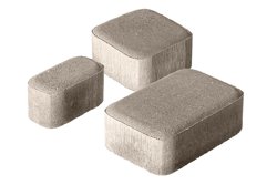 Плитка тротуарная Классико серая (3 элем.172*115*60, 115*115*60, 57*115*60) СИЯН (7,116 м2/поддон)