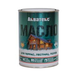 Масло для террас Акватекс бесцветный 0,75л