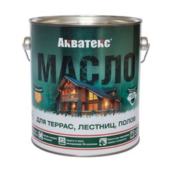 Масло для террас Акватекс бесцветный 2,5л