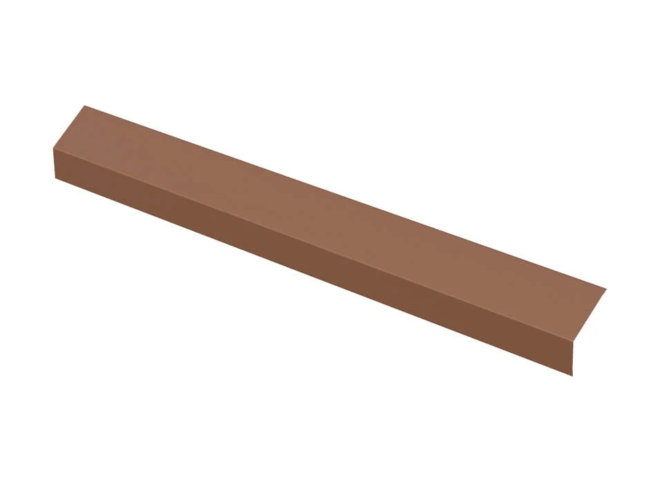 Карнизная планка (капельник) коричневый Braas