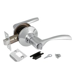 Ручка-защелка фиксатор AJAX DK610 CP-BK (6010 CP-B) хром