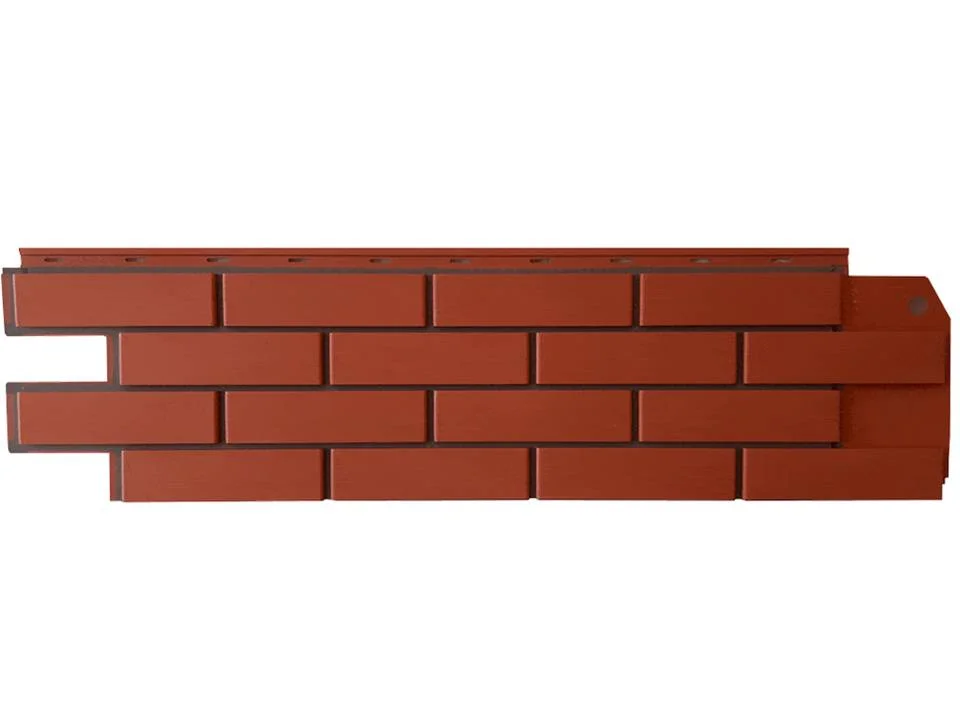 Панель фасадная BrickPanel кирпич красный 1,19*0,32 м (S=0.38м2)